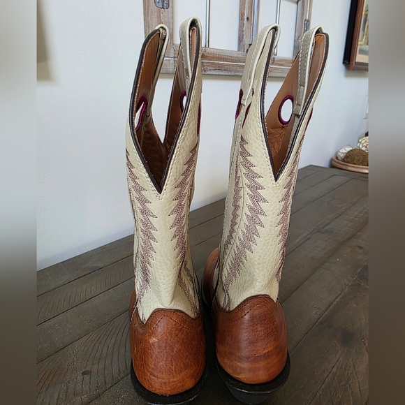 Laredo Western Leather Boots - Mens Size 9.5 - Picture 9 of 11